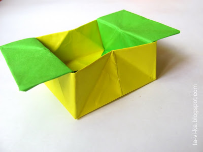 оригами коробочка