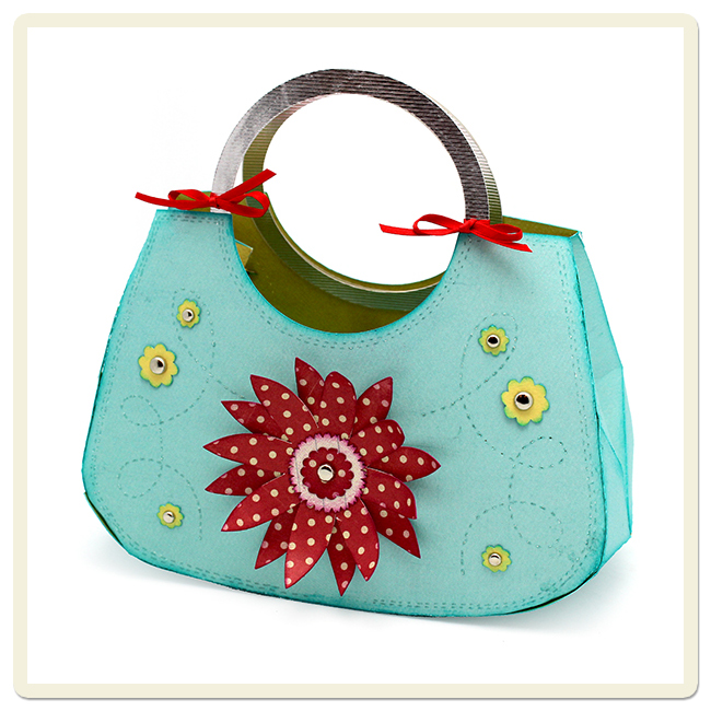 Samantha Walker's Imaginary World Silhouette Tutorial Circle Handle Purse