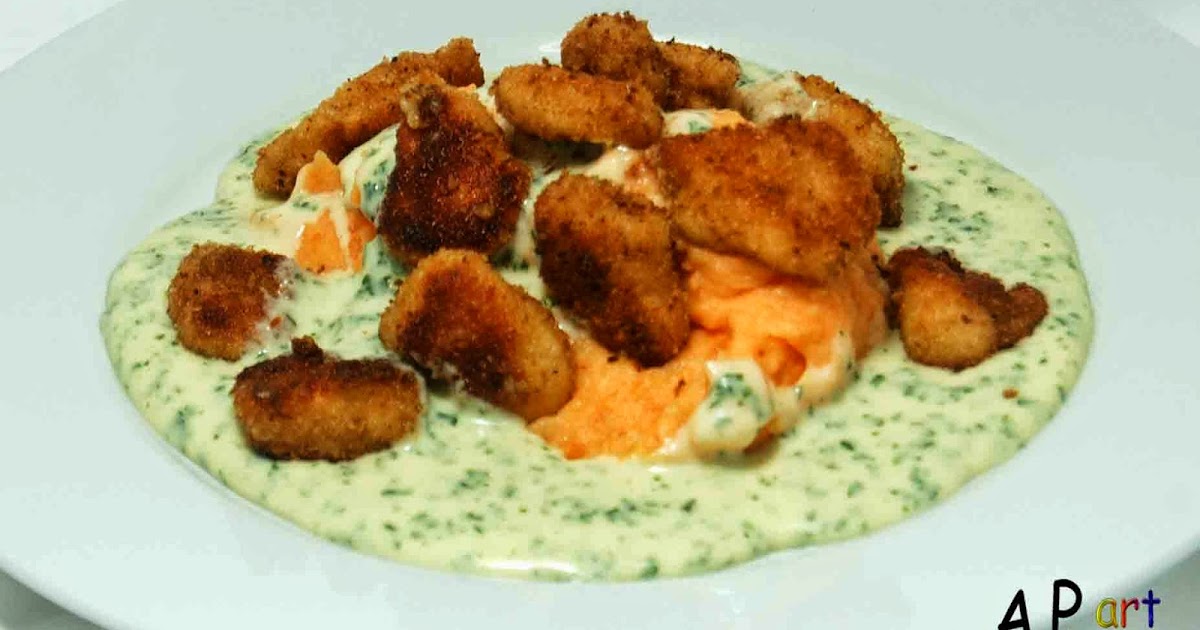 Alex the Contemporary Culinarian Chicken Popcorn with Sweet Potato