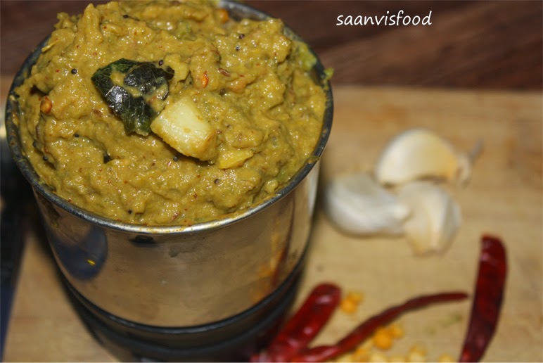 Saanvis food Beerakaya Nuvvula Pachadi / Ridge Gourd Sesame Seeds Chutney
