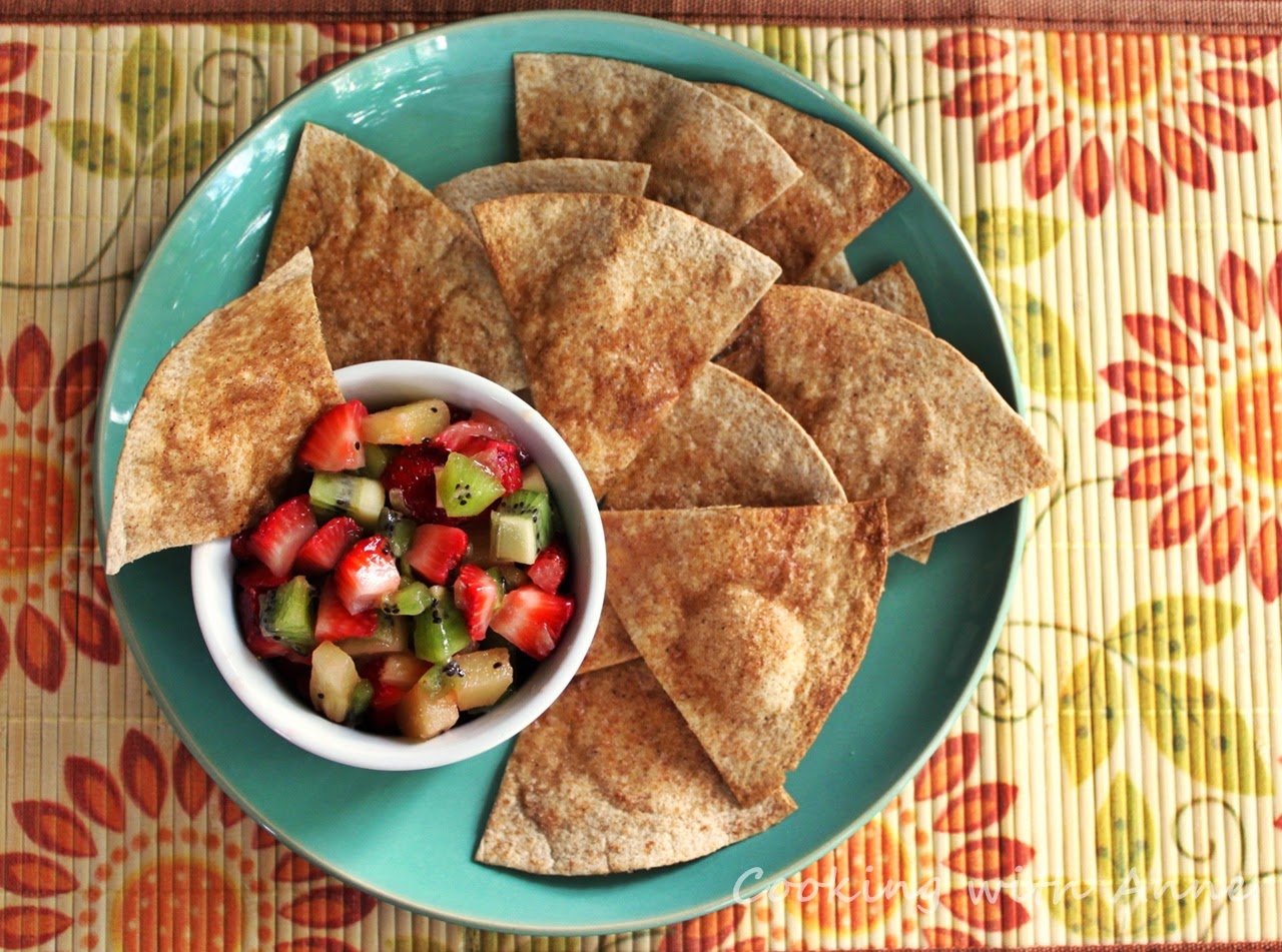 Cinnamon Chips with Fruit Salsa