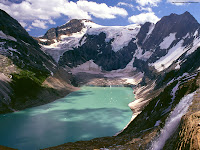 Lake of the Hanging Glaciers, British Columbia wallpapers