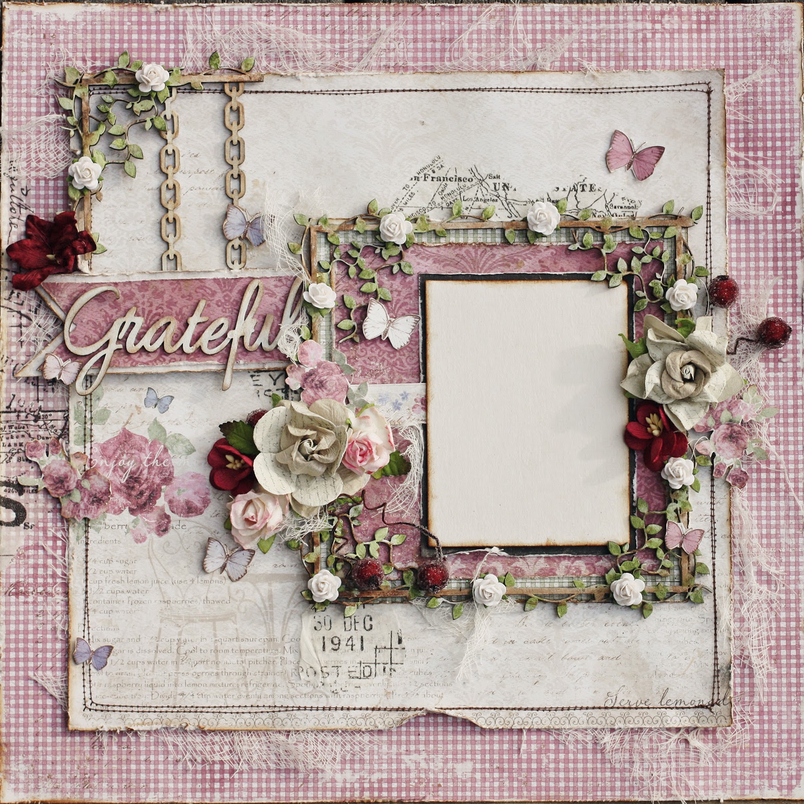 Such a Pretty Mess NEW! Scrapbook Diaries Kit Page & VIDEO TUTORIAL