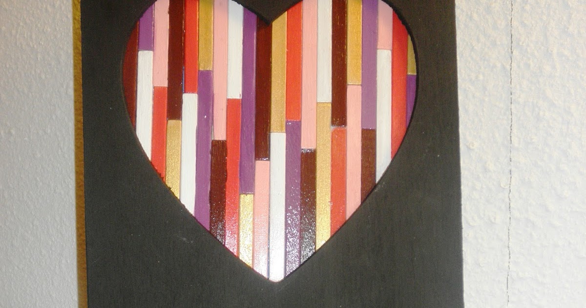 CristaLee DIY Wooden Heart in Frame