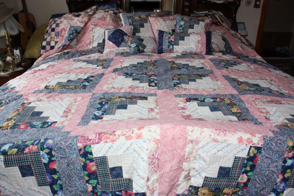 Sarah Lynn S Quilting Ohio Star Log Cabin Quilt