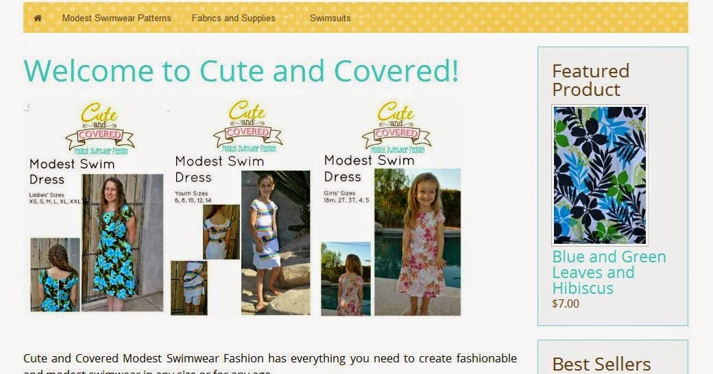 cute and covered modest swimwear