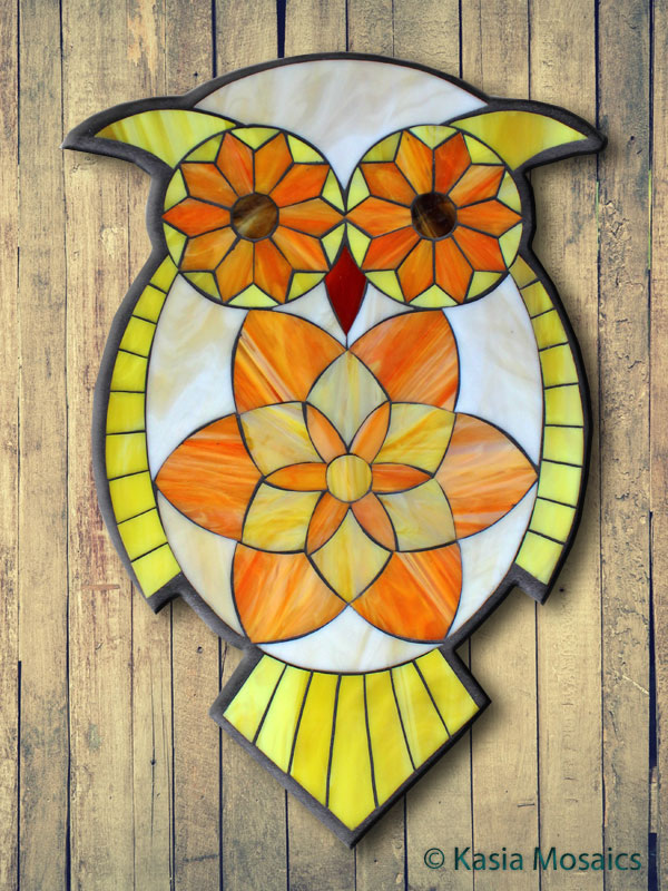 Mosaic Owl Design 1