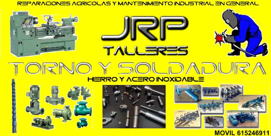 JRP Talleres - Reparacion maquinaria agricola - Bombas Torno Fresa Soldadura