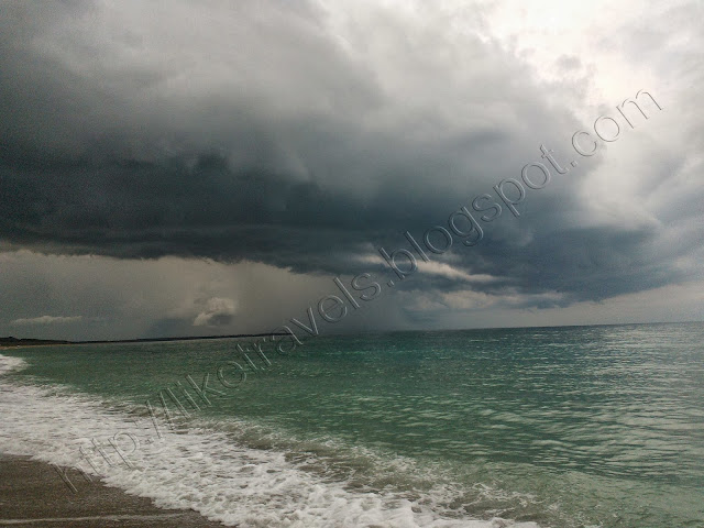 Storm over Black sea