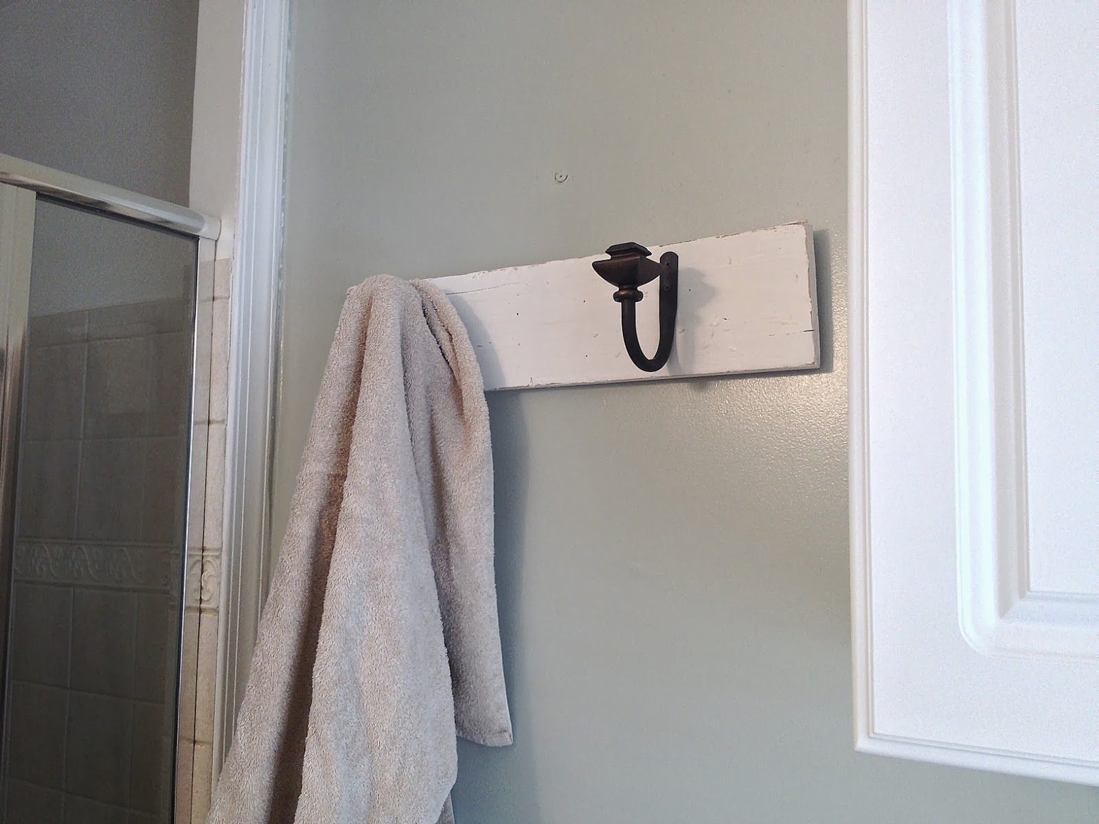 Two It Yourself DIY Towel Hooks from Old Curtain Tie Backs (15 Minute