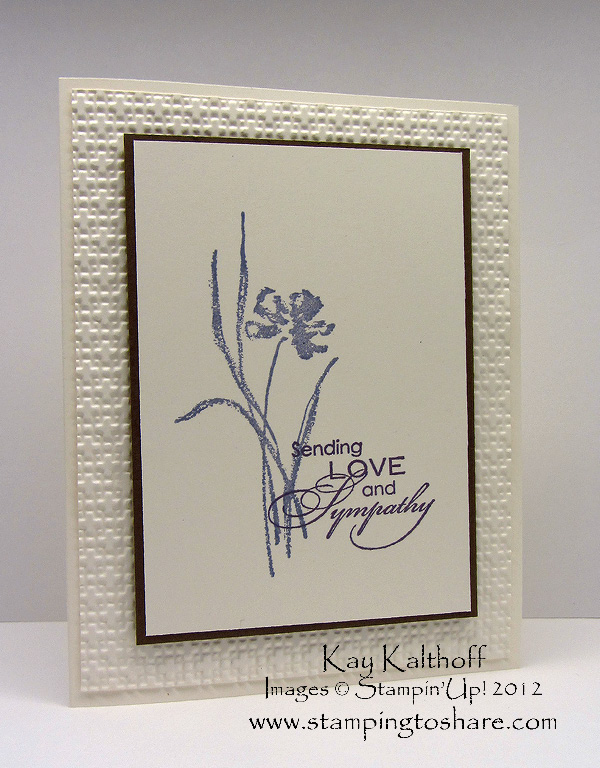 10/10 Stampin' Up! Love & Sympathy Stamping To Share