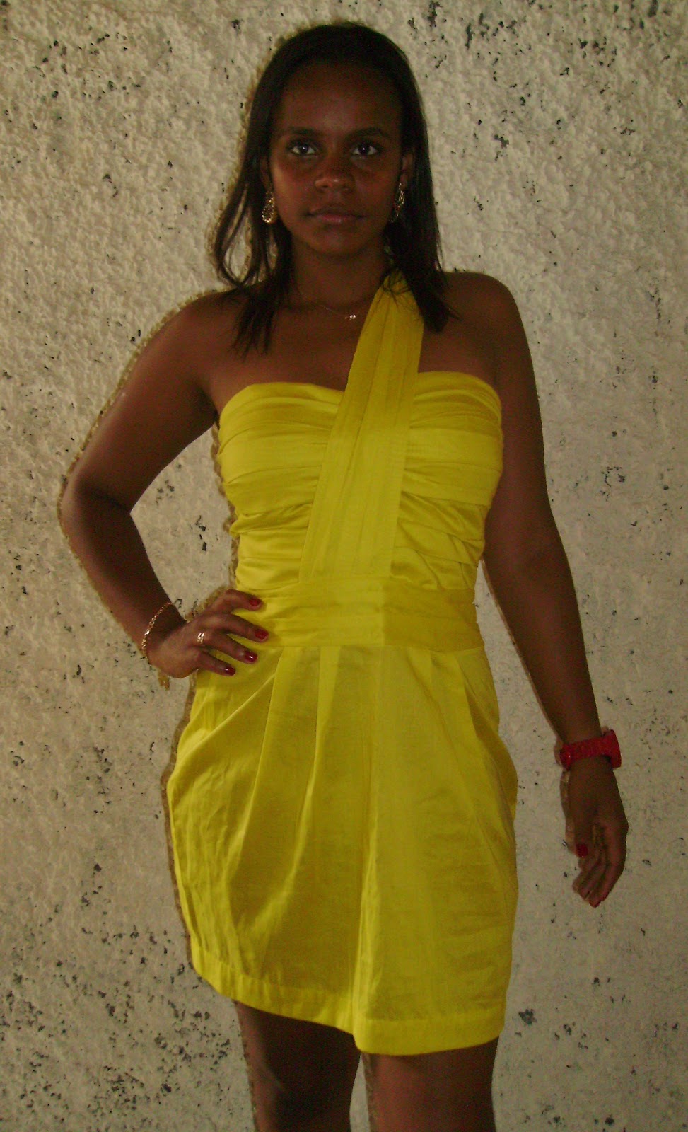 vestido amarelo reveillon