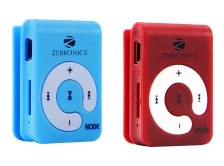 Flat 50% Off on Zebronics Node MP3 Player worth Rs.399 for Rs.199 Only @ Flipkart