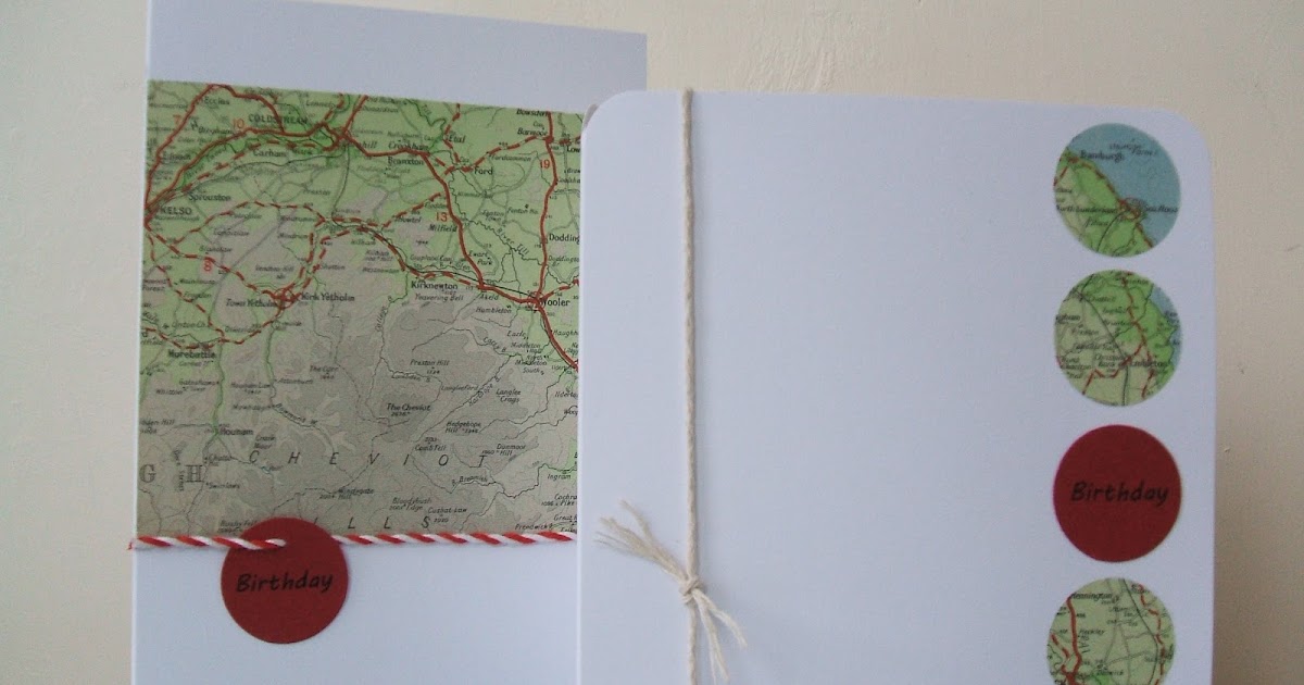 say it says Map birthday cards