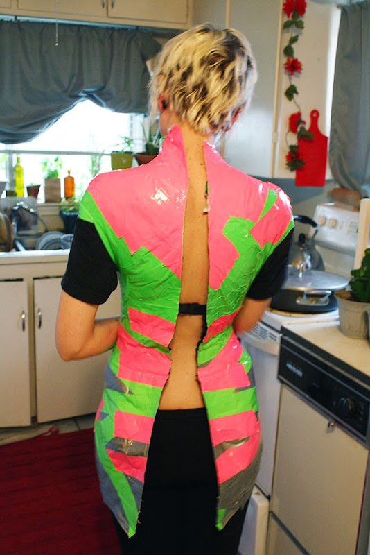 Rachael Caringella Talk2TheTrees Make Your Own Dress Form with Duct