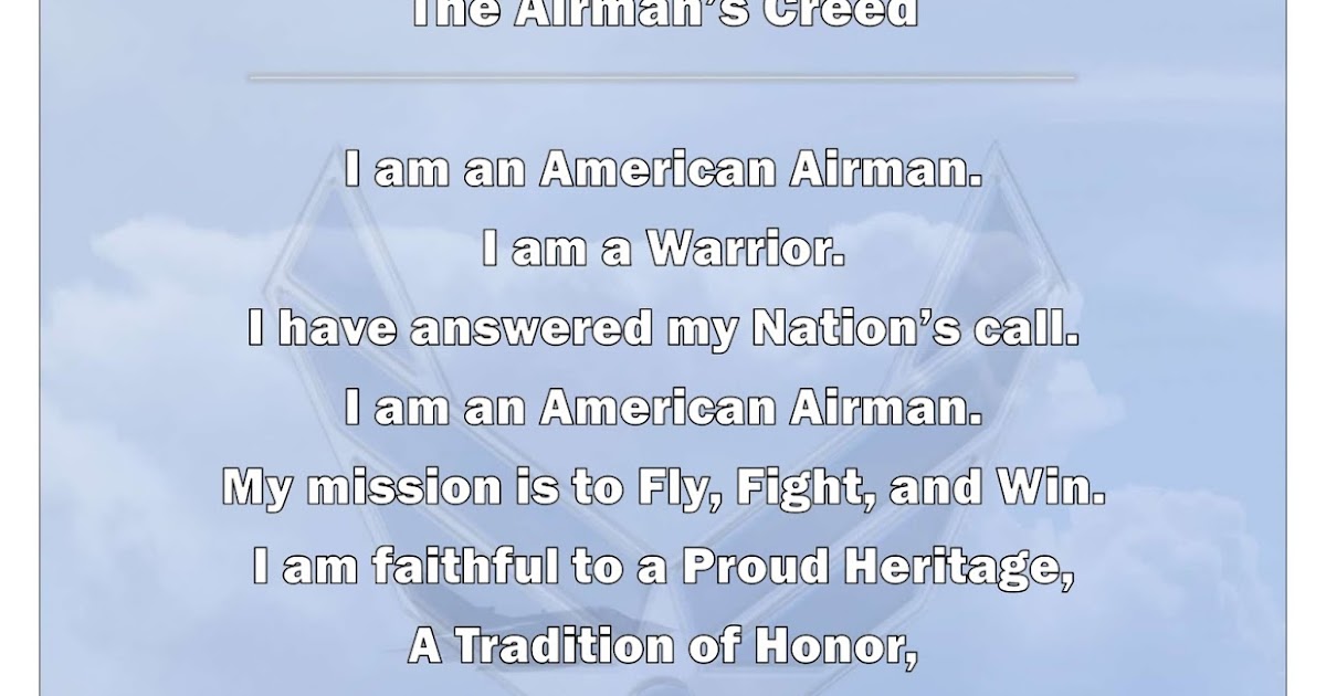 Mattwins The Airman S Creed