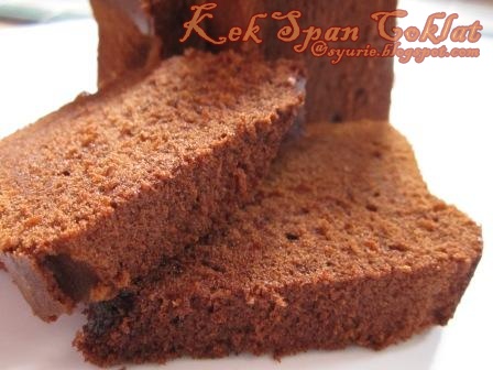 Rencah Kehidupan Kek Span Coklat