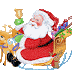 Glitter Santa Gif Animated Noel Baba Hareketli Resmi
