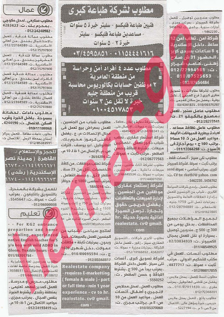 وظائف خالية من جريدة الوسيط الاسكندرية الثلاثاء 03-09-2013 %D9%88+%D8%B3+%D8%B3+8