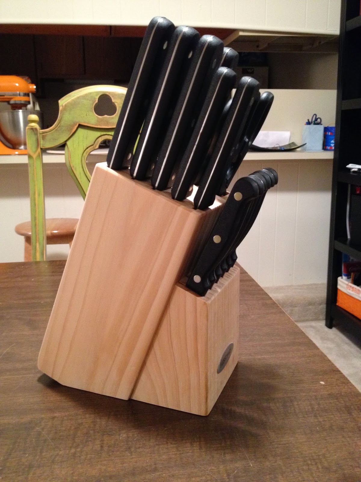 Knife block makeover!