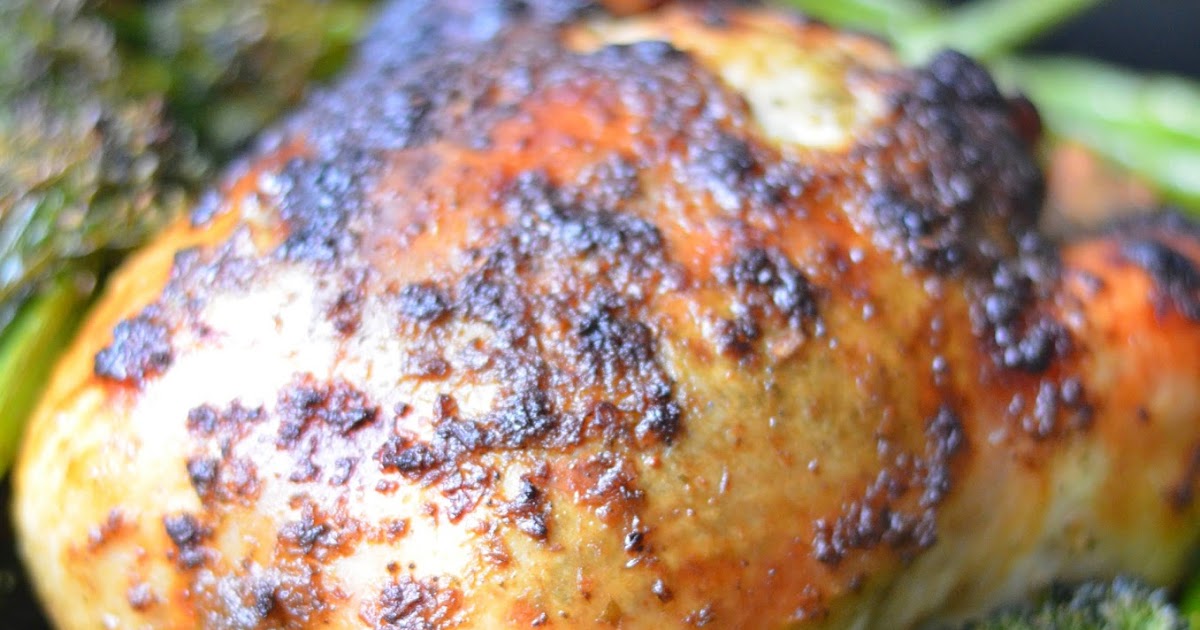 The Savvy Kitchen Jalapeño Roasted Chicken with Broccolini