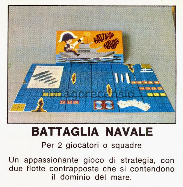 Imago Recensio: Battaglia Navale Editrice Giochi 1973/74
