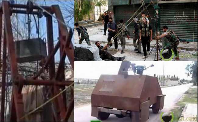 10 Penampakan Senjata Aneh Pemberontak Suriah 10 Penampakan Senjata Aneh Pemberontak Suriah