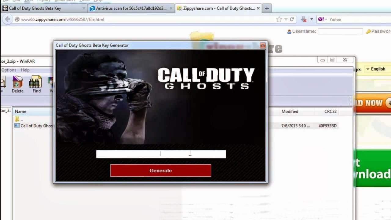 call of duty ghosts download full game + keygen + crack (pc)