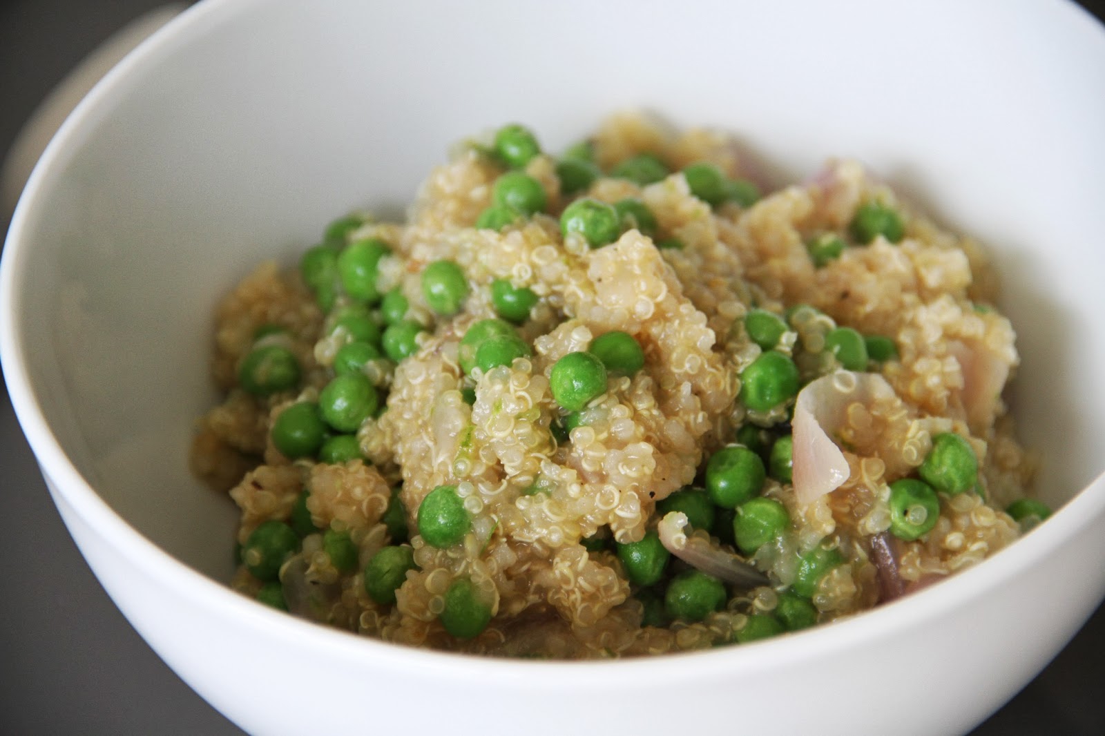 The Coffee Breaker Creamy Quinoa and Peas