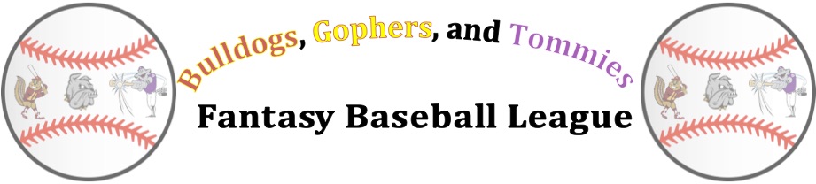 Bulldogs, Gophers, Tommies Fantasy Baseball League