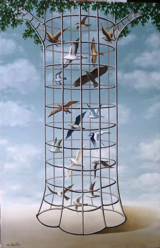 Mihai Criste 1975 | Romanian Surrealist painter Mihai Criste 1975 | Romanian Surrealist painter