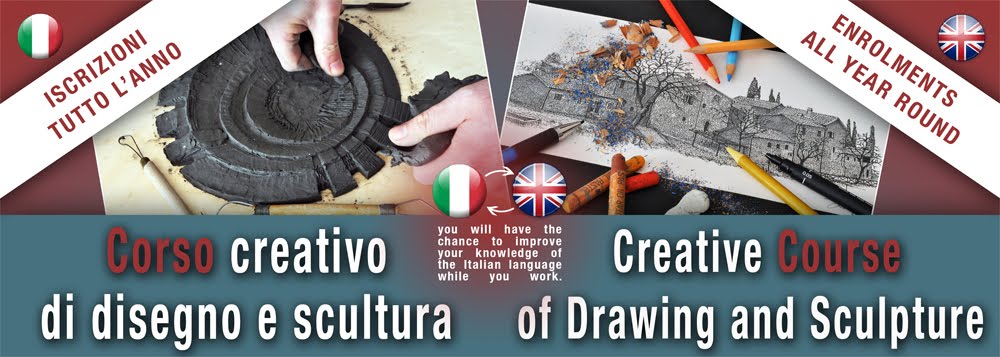 Corso creativo di disegno e scultura - Creative course of drawing and sculpture