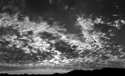 grayscale clouds