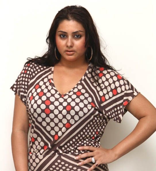 Tollywood Actress Namitha Hot Photoshoot Latest Unseen Wallpaper cleavage