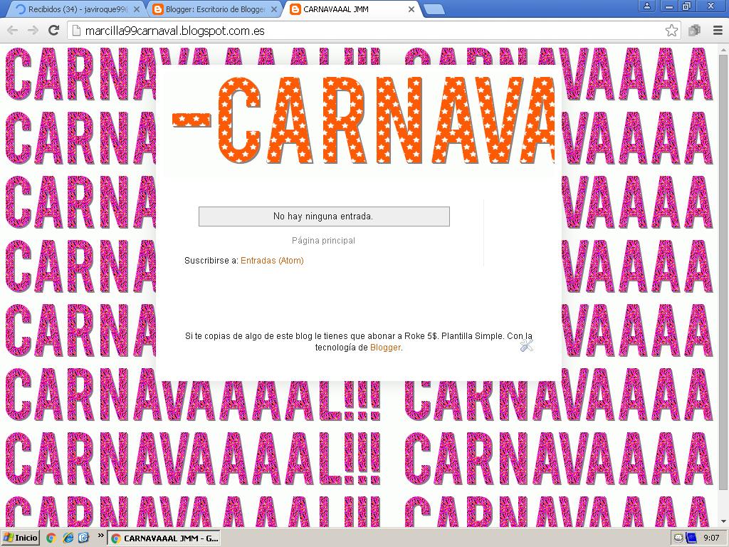 Blog carnaval