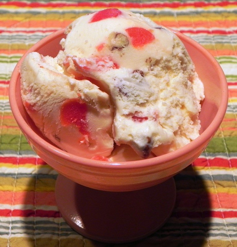 The Iowa Housewife Cherry Nut Ice Cream
