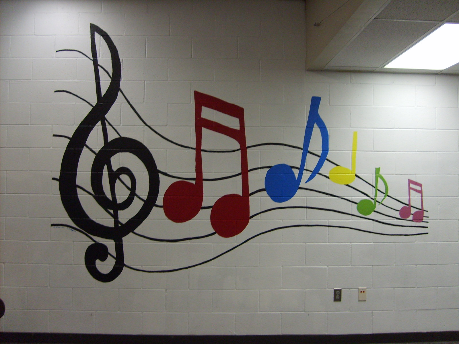 Wendy The Artist Music Room Mural
