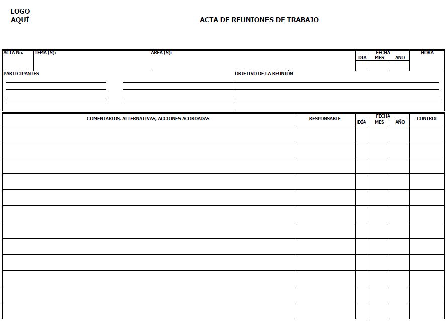 FORMATOS MINUTA formatos minuta: