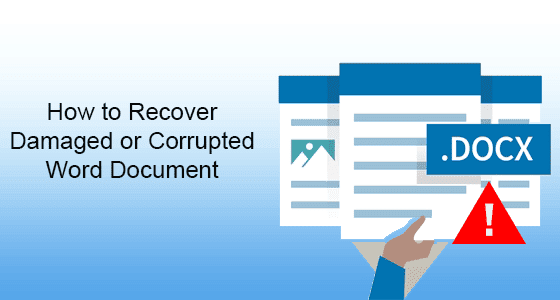 recover damaged word document