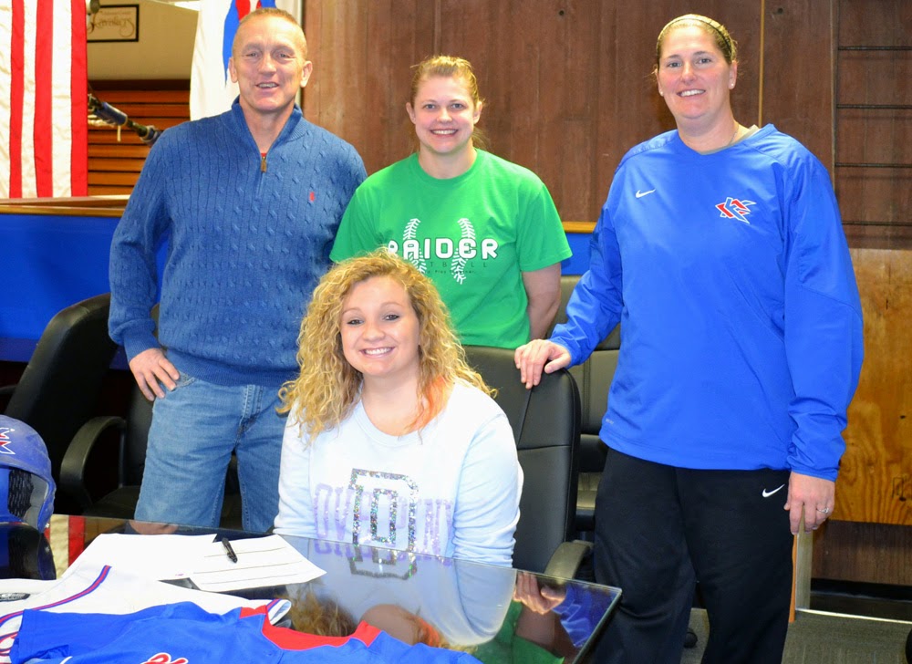 Kansas City Kansan PHOTO Immaculata pitcher signs with KCKCC softball