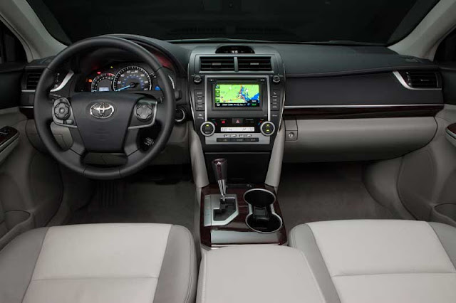 2012 Toyota Camry XLE interior - Subcompact Culture