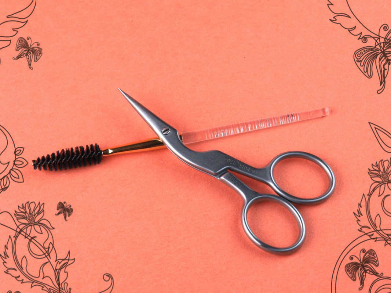 Brow Shaping Scissors & Brush