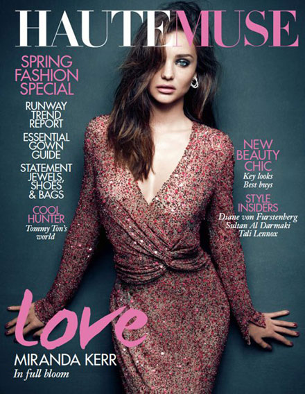 video: miranda kerr returns with spring fashion special for haute muse 2012