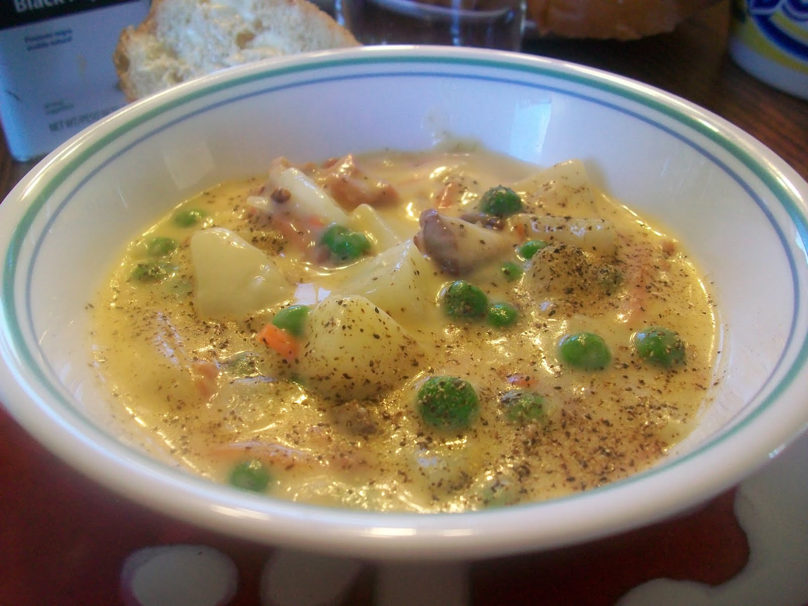 Double the Deliciousness Cheesy Potato & Ham Soup