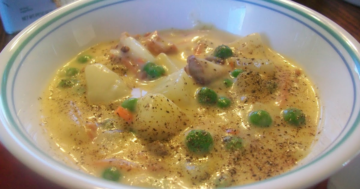 Double the Deliciousness Cheesy Potato & Ham Soup