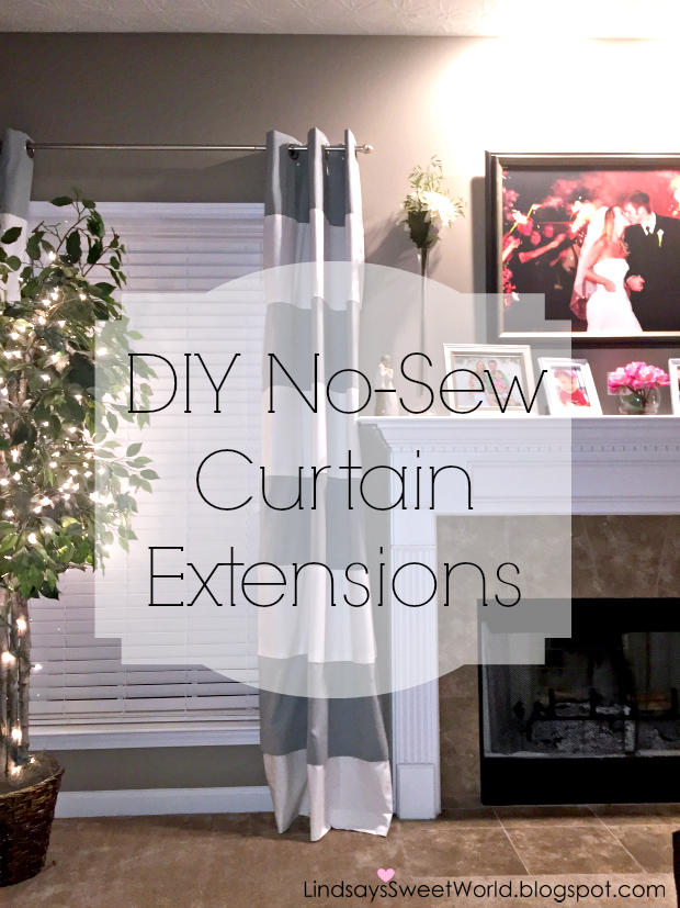 Easy No Sew Curtains in 15 Minutes