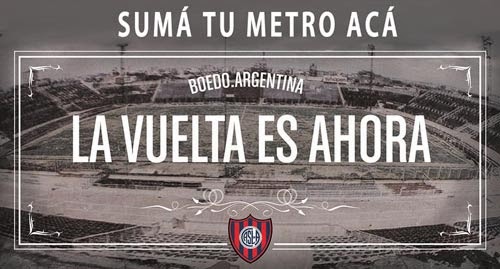 Aportá tu M² para Volver a Boedo