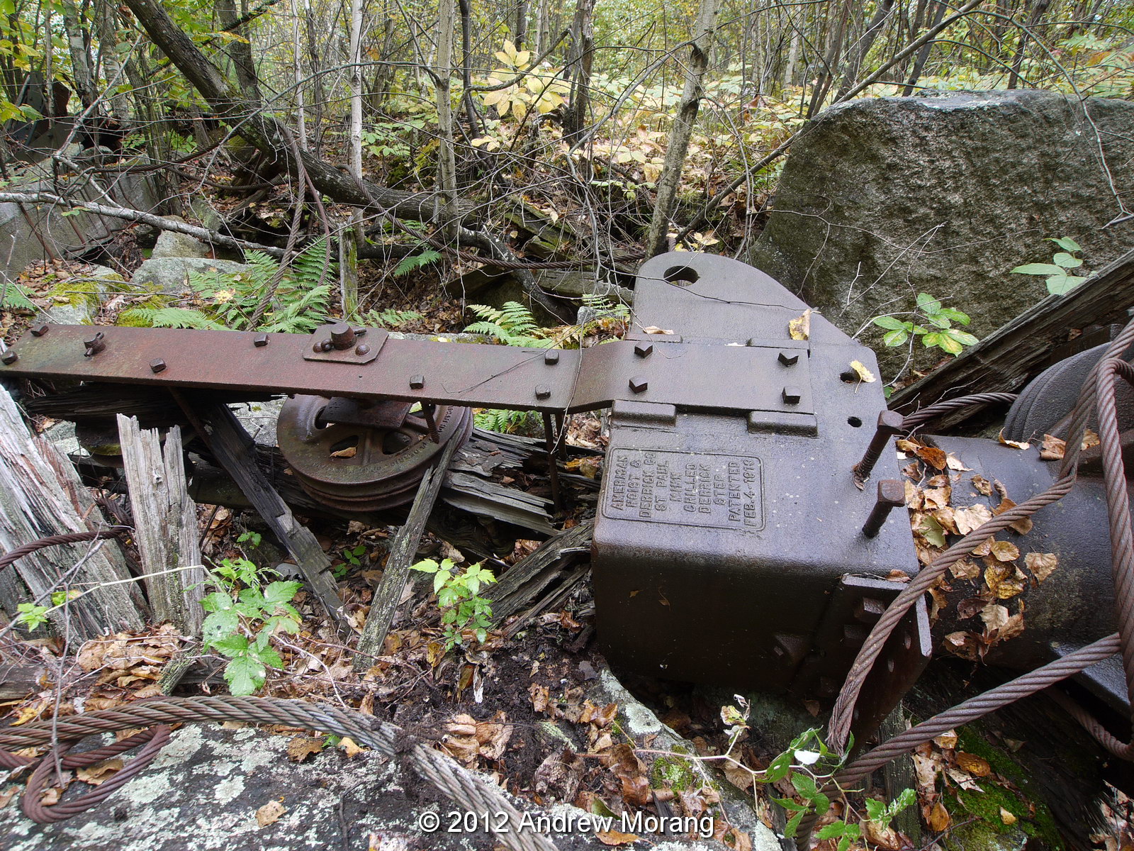 Urban Decay Industrial archaeology Redstone Quarry, North Conway, New