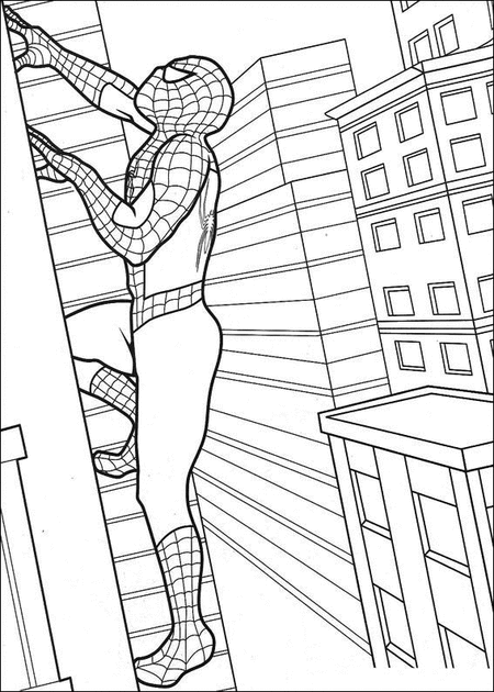 Spiderman Coloring Pages Free for Kids >> Disney Coloring ...