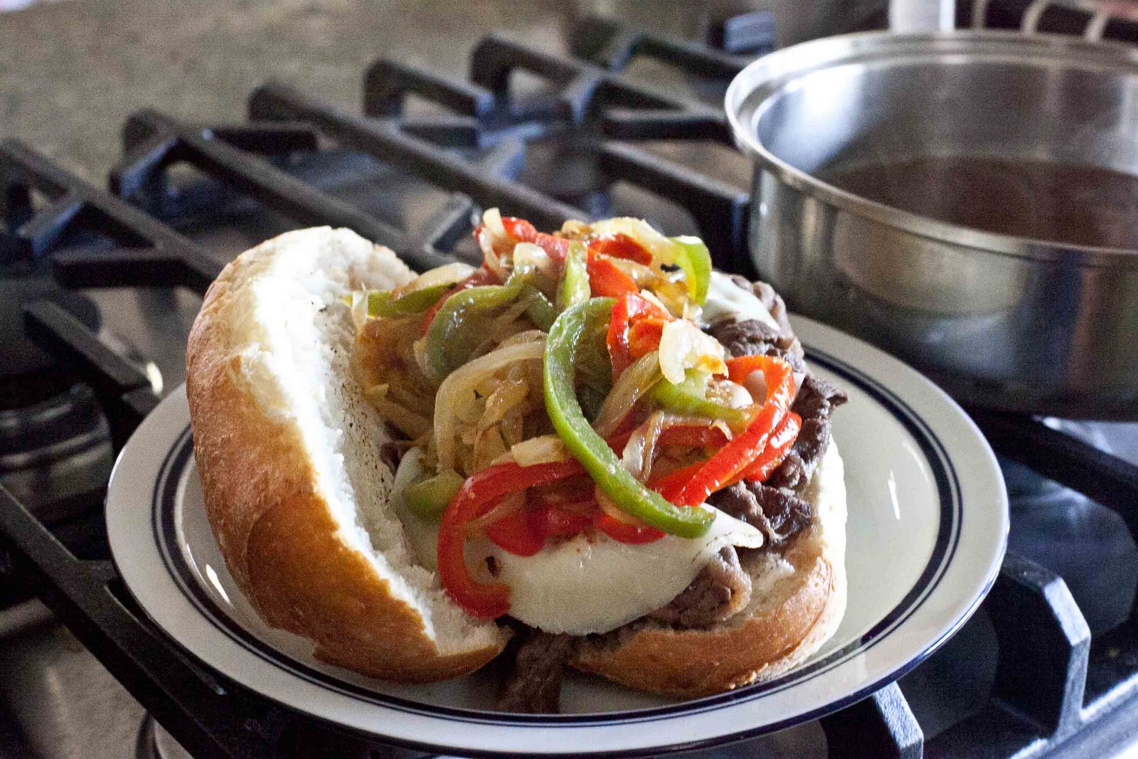 FOODjimoto Beef Dip Sandwiches